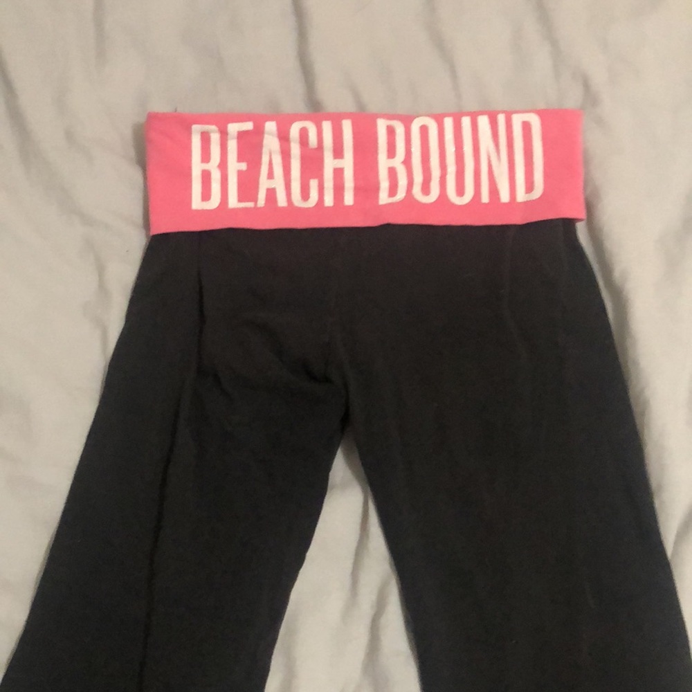victorias secret flare foldover leggings